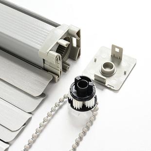 pvc百叶窗帘家用窗帘办公室卧室手动降百s960050厂白色叶升帘书型