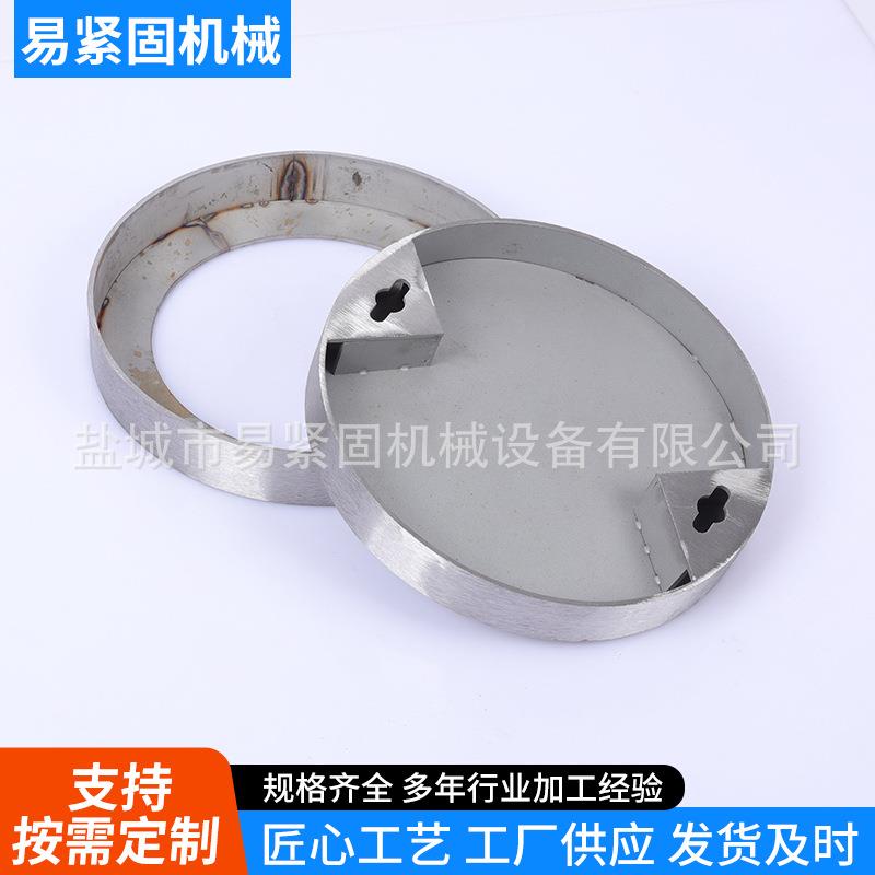 04不锈圆形井盖雨井水盖隐形下沉式窨园410林绿钢化3工程小区下水