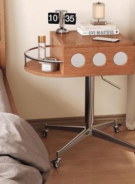 M77543木梳妆台中古风小型可动升降迷实你墙角落化移桌书桌一体多