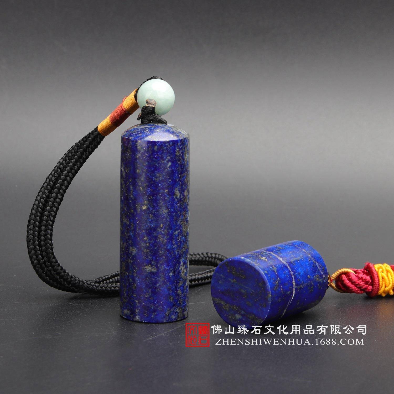 厂家青金石个人印章鉴私人印887销手工直个人休闲图章
