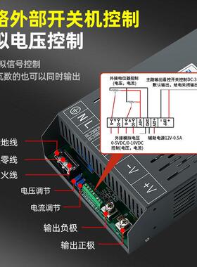 20W00功率直流电压4v36v48v6IFI0v272v110v20v2大功率开关电源