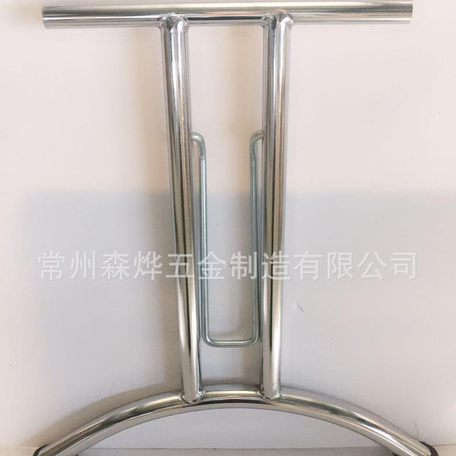 厂家五直供H型折叠腿镀桌腿金铬配DC0155桌件