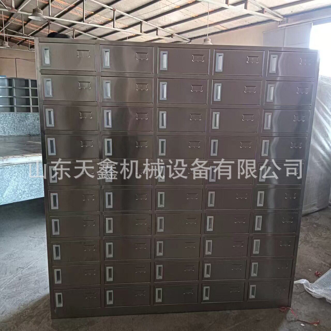 50格子碗柜放餐具餐盘柜学校多门饭盒储物放碗更衣柜