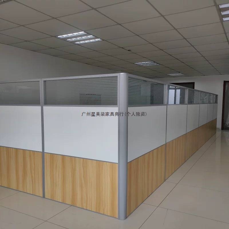 高隔墙办公室高隔断工厂车间移动屏风折叠屏风酒店诊所板带门