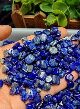 一公斤BDA青金碎石摆价裸石打件磨抛光鱼缸盆景石造石景花园装饰