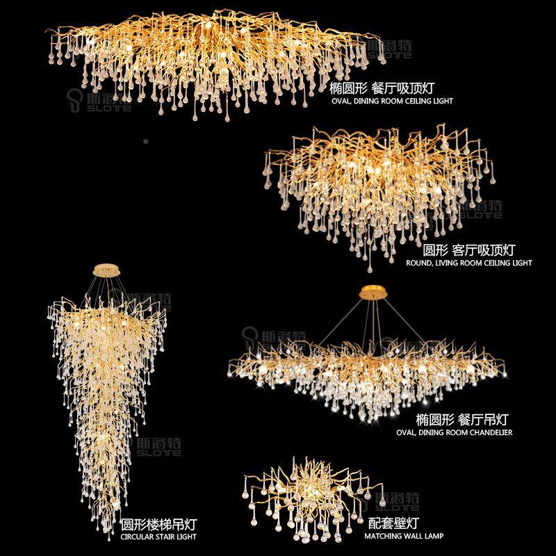 客厅6882灯0225新款水晶别灯大气轻奢奢华温馨婚大房厅墅大灯吸顶