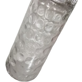 现代简约宽口玻璃花瓶 创意家居客厅卧室样板间桌面摆件