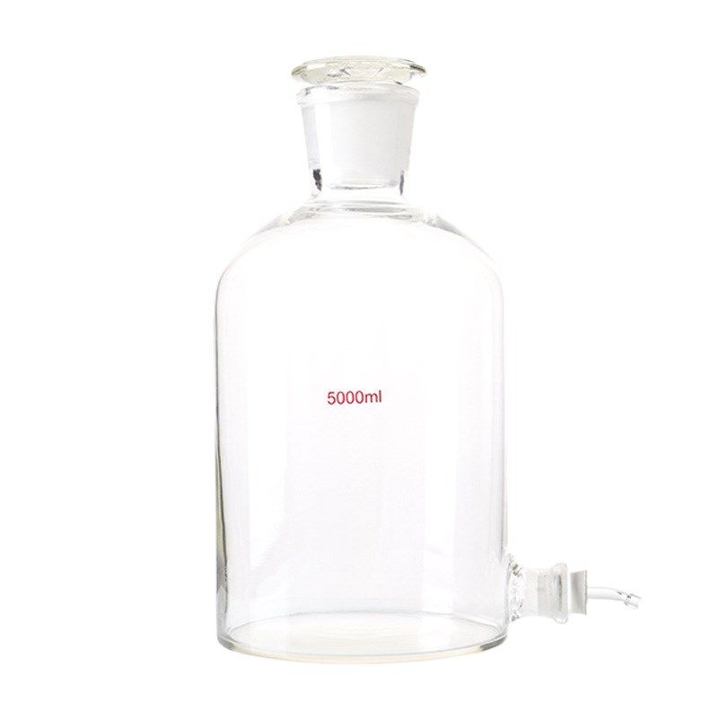 高硼硅玻璃龙头瓶棕色放水瓶玻璃透明下口瓶蒸馏水瓶泡酒瓶2.5L5L