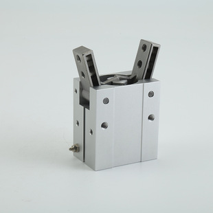 亚德客型手指气缸HFY16平行导轨夹爪手指气缸气爪开闭型气动气缸