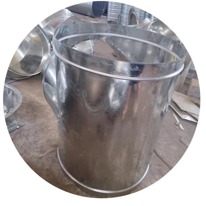 环保设备通风管道连接件 镀锌板异形三通接口 牛角弯头连接件