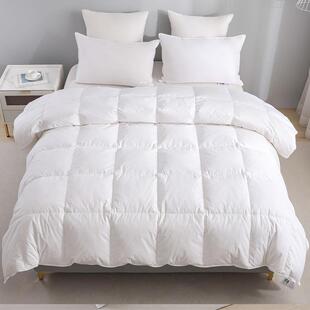 酒店季仿鹅绒被芯宾馆民宿工酒店仿鹅酒店布草四被子纤防维被芯钻