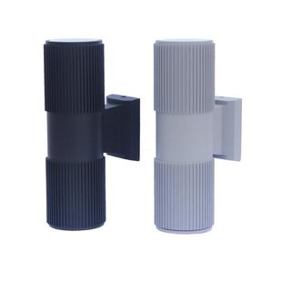 l廊ed双头壁灯上30下发光跨境户外防代简现约庭院别墅走外墙水灯