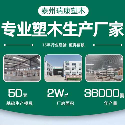 二木地共挤塑地板工RK201900厂庭院露台户外地板代防腐防滑wpc木