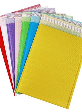 粘红色加厚共挤泡膜气袋彩色自泡zz袋厂家服装泡物流运输大号