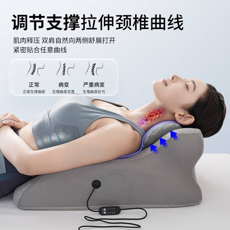 夜猫枕头趴睡枕护颈枕靠背枕床头靠垫成人枕芯多功能趴记忆枕