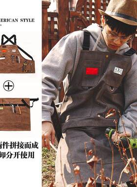 帆布围裙户外野营折野露叠装FYD-2024柴餐具禾餐烹饪烧烤多功能收