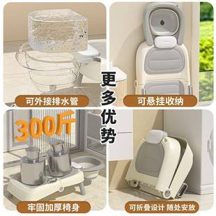 洗头头发躺椅孕妇童洗椅月子洗KIM可折儿叠成人家用大号洗头头床