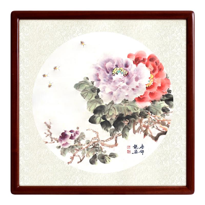 尚画得堂纯手画绘国画山水客厅装饰画other画壁挂书画字画牡丹花