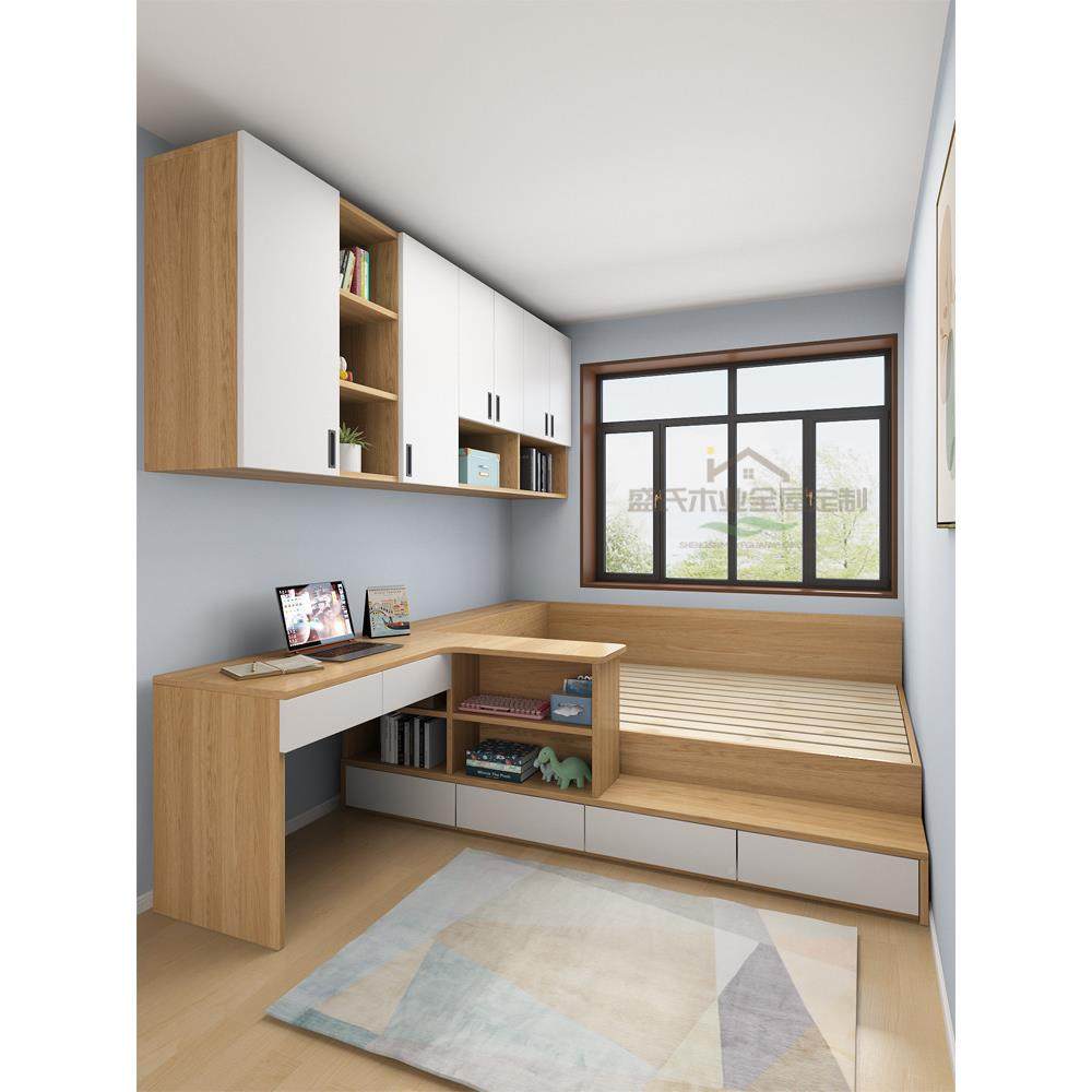 批小卧一室带书ZUG户桌转吊柜组合可订储物小型床衣柜体省空角间,标准件/零部件/工业耗材,车间地垫,淘宝优惠券,粉丝福利购,淘宝优惠卷