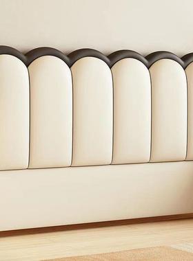 一CCI床头软背包简约2025现代靠体落地实木新单款背板买法式