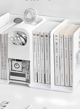 桌面书收纳多功能书架置物架学49262生书桌上文本具杂物整笔理创