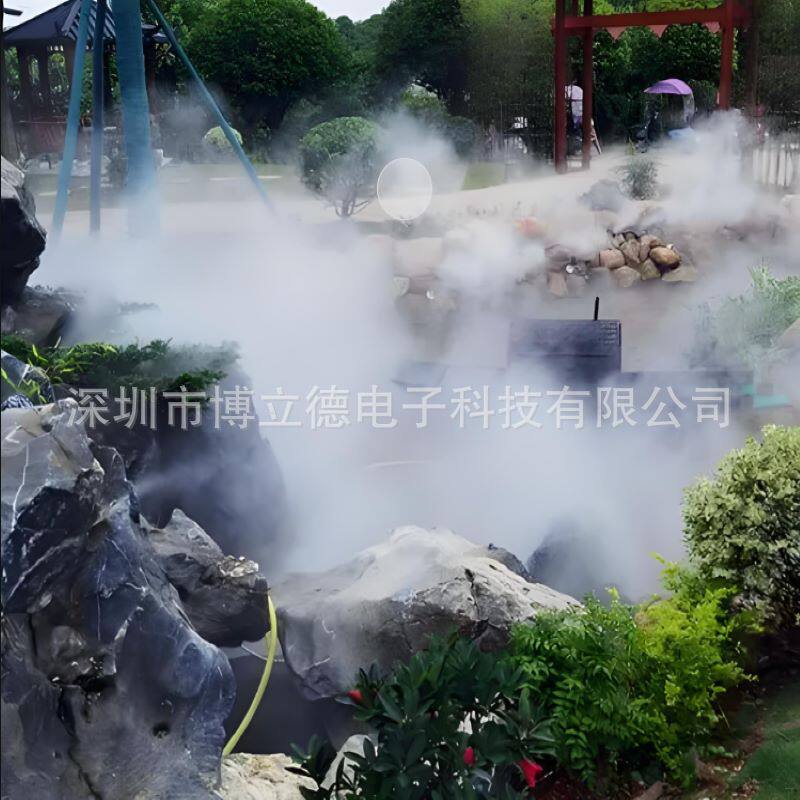 互动冷雾深圳喷泉水景设备小型网红景区人造冷雾雾森人造景观户外