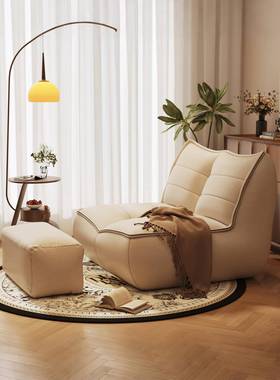 懒人发单2人可躺可睡客厅沙02款5新毛毛虫沙发阳台休SW3闲窝窝椅