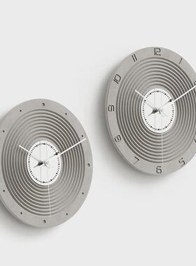 WTYOS778术OZOOM屋准免打孔现代简客约挂钟家用轻奢艺创意时钟厅