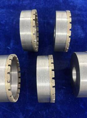 科美带砂带磨头砂32329沙青铜烧结齿金刚石砂轮金属轮磨带接口转