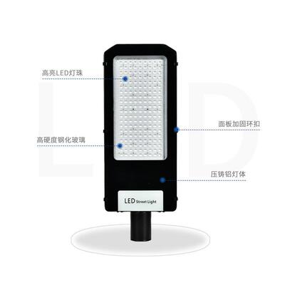 户外ED钢化玻CUA璃压铸花铝路灯道室路照明灯园小道私L模灯头外