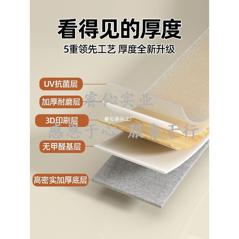 家用地板革加厚耐磨水泥地地板胶塑胶v塑c地板铺p垫地板贴无品牌/