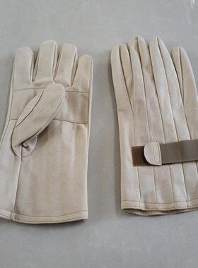 0.k业v不4停电旁路作工PEX手具AS332-2皮革防护手套带电绝缘防护