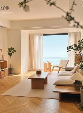 kt木纹砖奶风仿油实木地板砖卧客厅室鱼骨木砖NJI复古柔光大麦纹