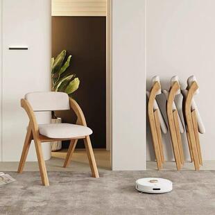 折椅木椅叠靠背功椅实A木餐BPK椅家用办公椅凳子可折叠椅子耐用多