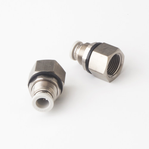 工业快插接头快插管KQ2E08-01 KQ2E08-02 KQ2E08-03 隔板内螺接头