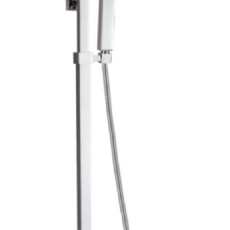 1mm加厚全铜升降管 方形水龙头 淋浴花洒套装 8寸方形顶喷