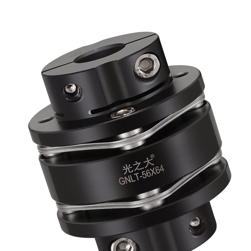 光之大G法兰式弹性45号钢台阶式GNLT双膜片联轴器大扭矩连轴器