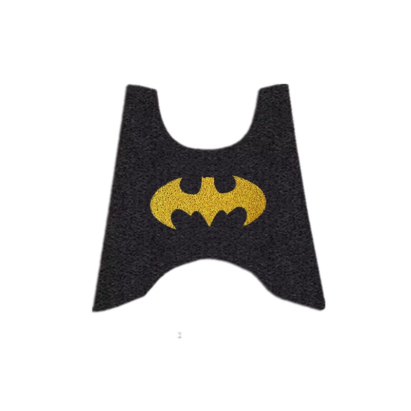 适用于三阳鬼一电动摩托车脚垫防水皮革丝圈脚踩垫座套车衣