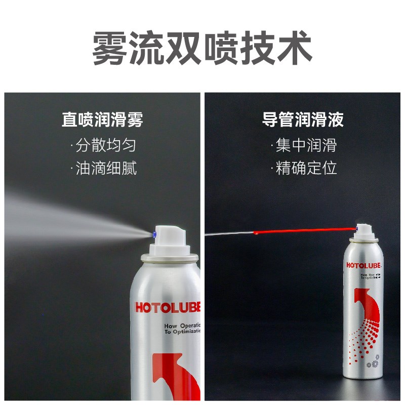 HOTOLUBE虎头 通用防锈润滑喷剂 防水降噪抗磨耐低温自修复防锈剂