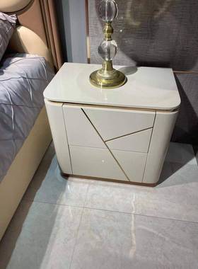 2025新双人.床现代简约储18m主卧小户型意式法INT款式床物床头柜