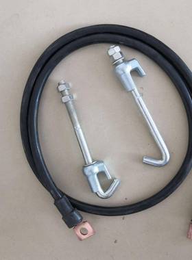 纵一钢轨回流线操横两工作简单70平方铜导线铁路务连153166接流线