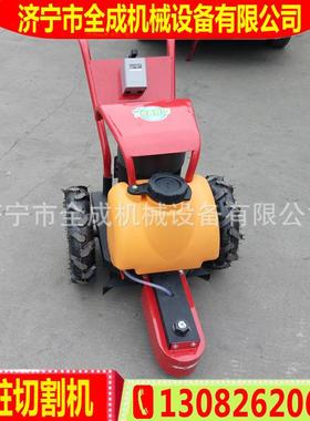 成DGP路边马路全牙子切石割手推式电动护栏切桩机公机路石桩切割