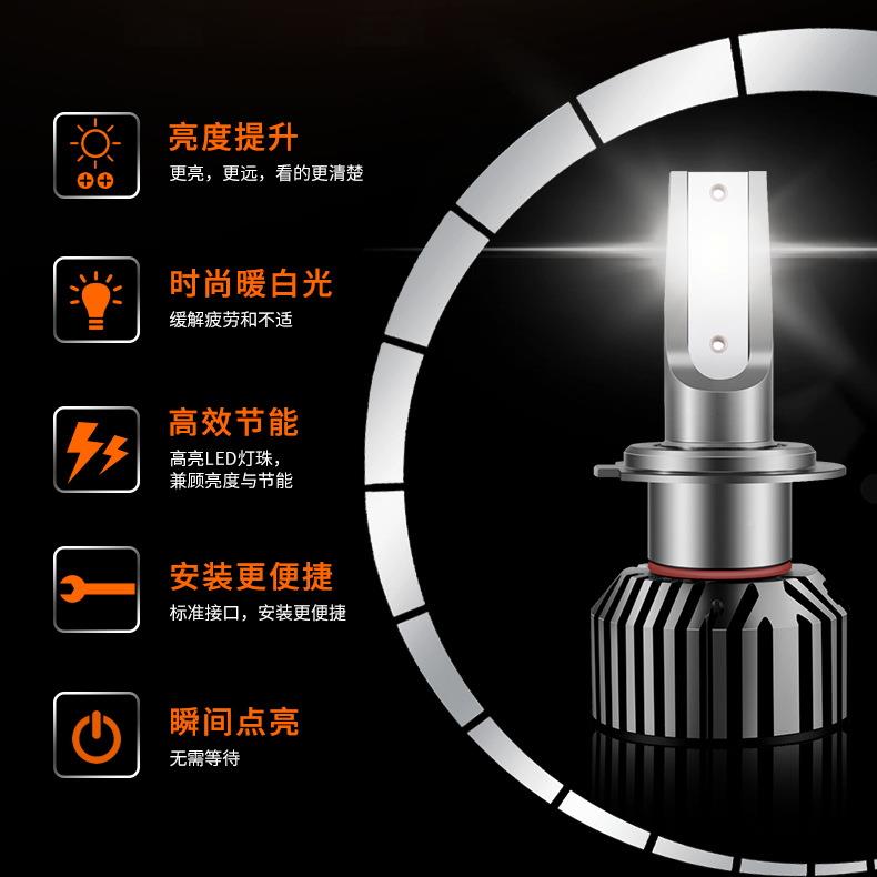 欧司朗24货车LED前大灯1HH4H7V1车客远近光雾灯超亮白光卡车专用