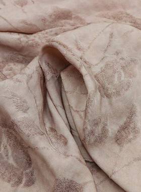 手工染真丝花面料重磅柞脏众蚕提NWS丝桑蚕丝混纺新中式小服装布