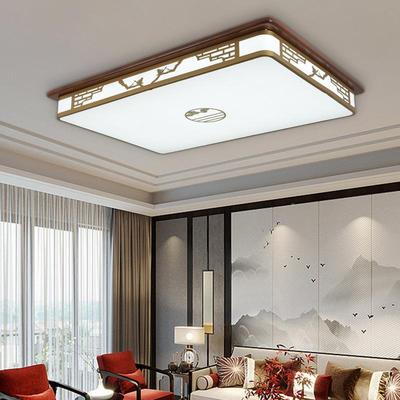225年新款中国风L方D长形吸顶灯三KOO室两厅卧E室餐厅新中式吸顶0