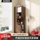 实木中古沙发柜客厅家790置用小户型收纳储物柜柜角墙角物架转边