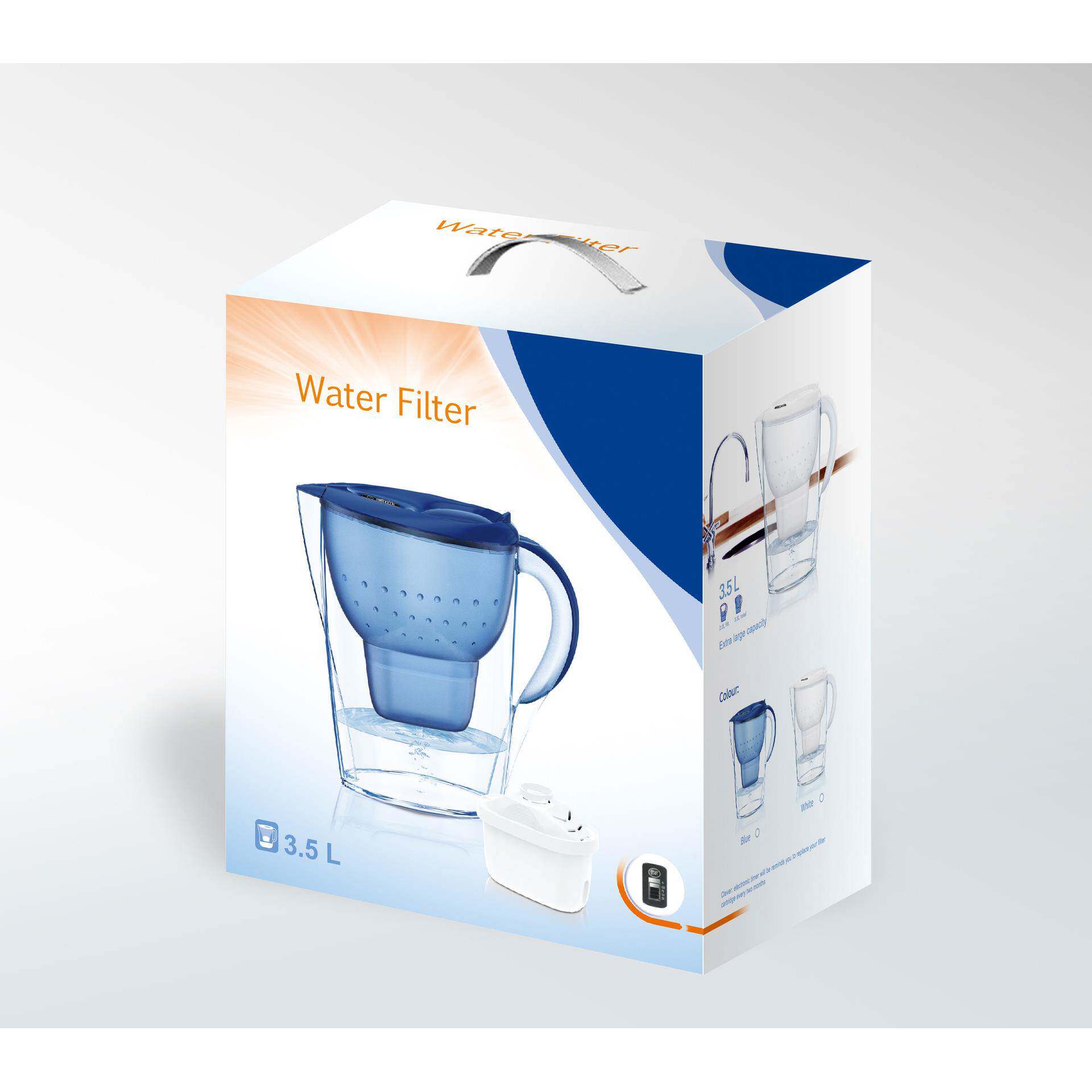 量新过款3.5l大容家便用净水壶携无品牌/式厨房自来水滤器一壶两