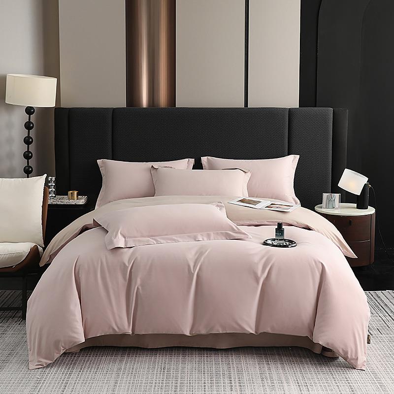 长绒棉10支ADQL类母婴级纯棉三四件套0全棉被套单件件磨毛床单套