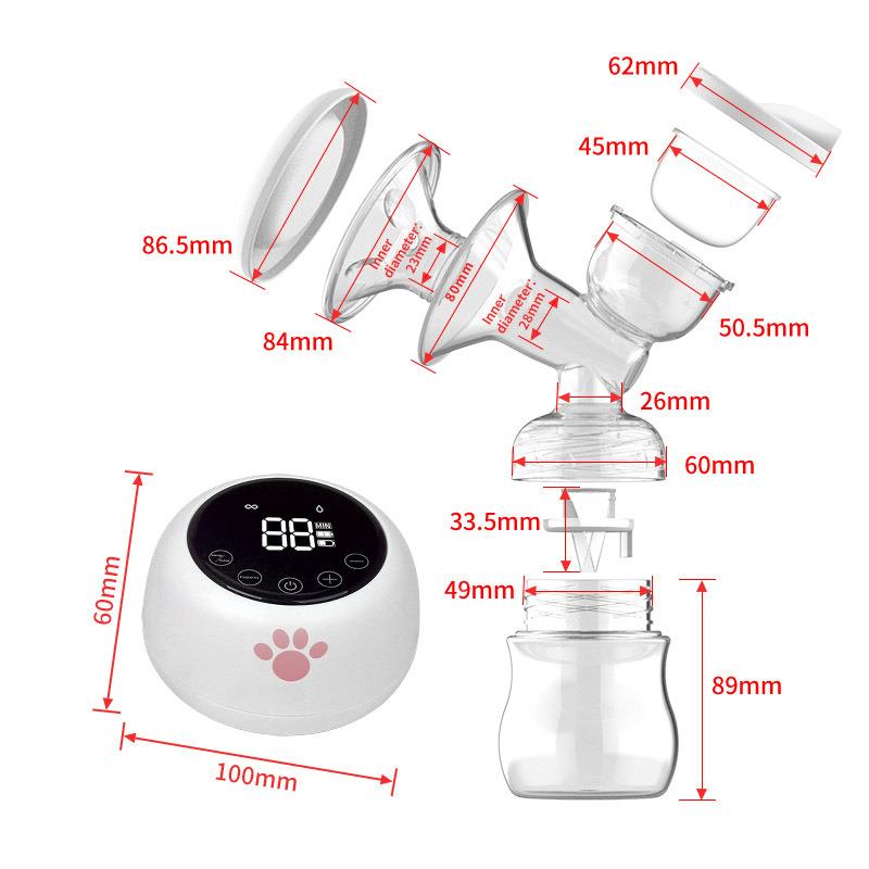 brsatpumep母婴频用品双边双电动吸YVH奶器多档模式英文版