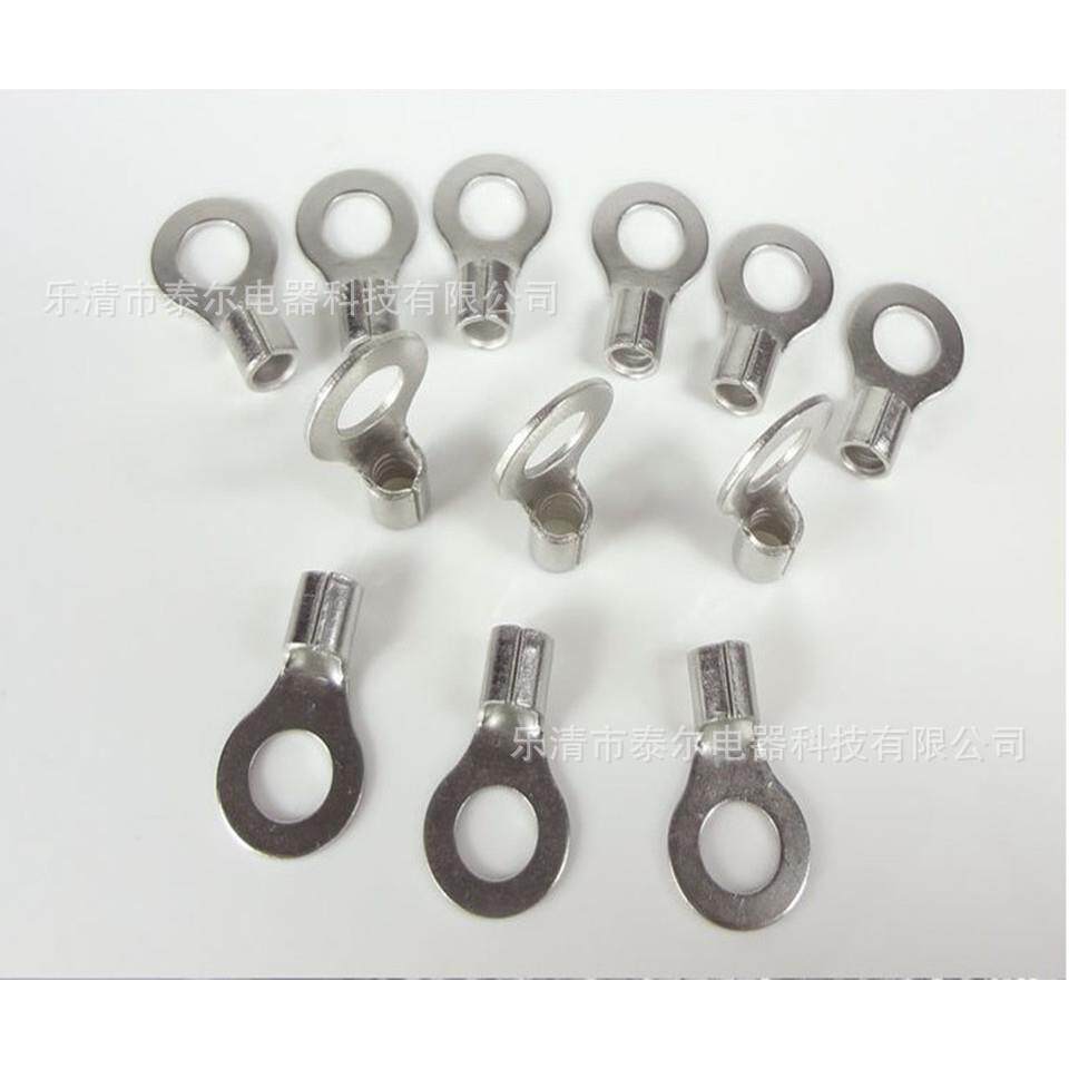 厂家直销RNB35冷-10IIF圆形焊接裸端子压端头接线标鼻铜2接头准紫